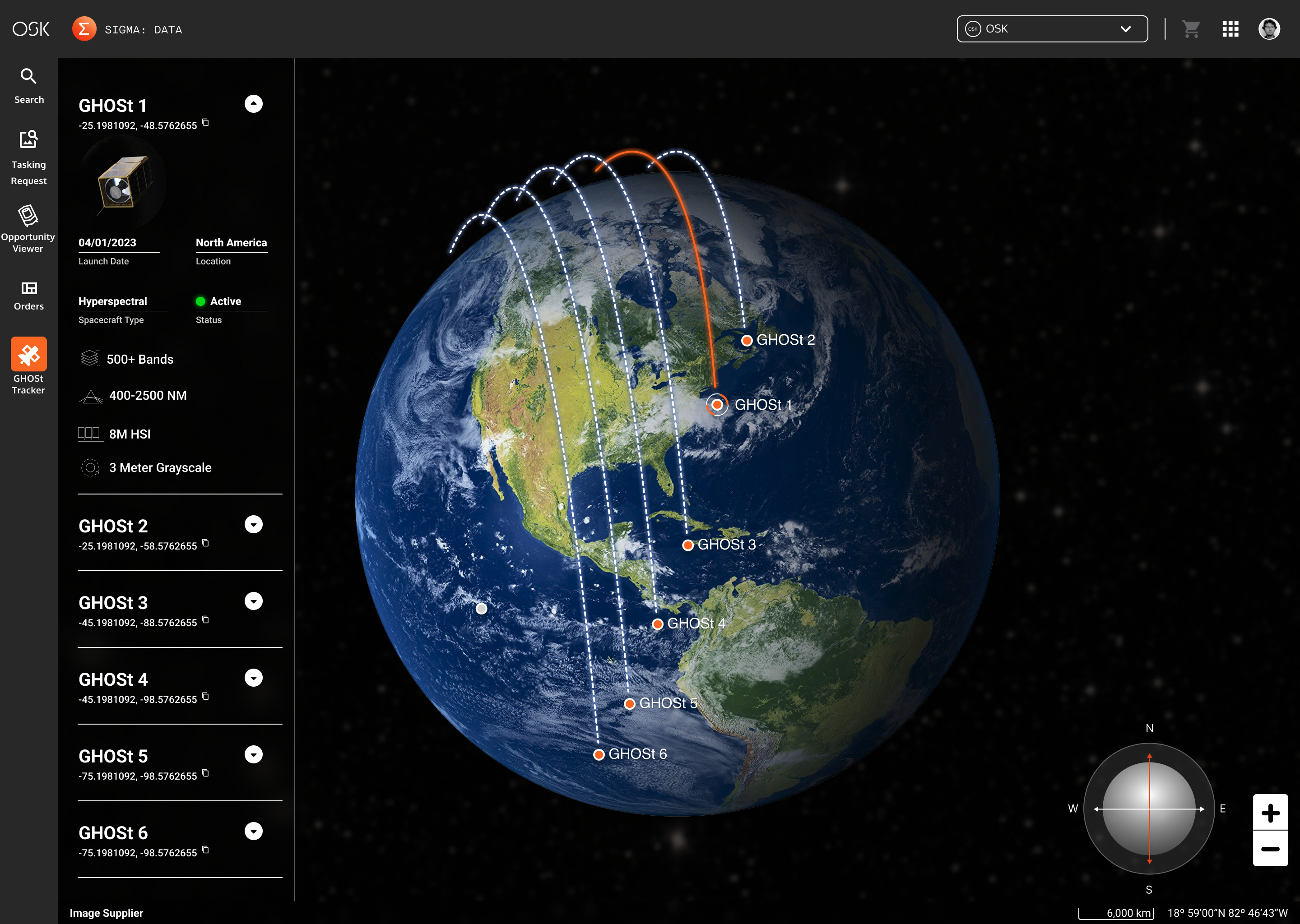 Constellation Viewer UI
