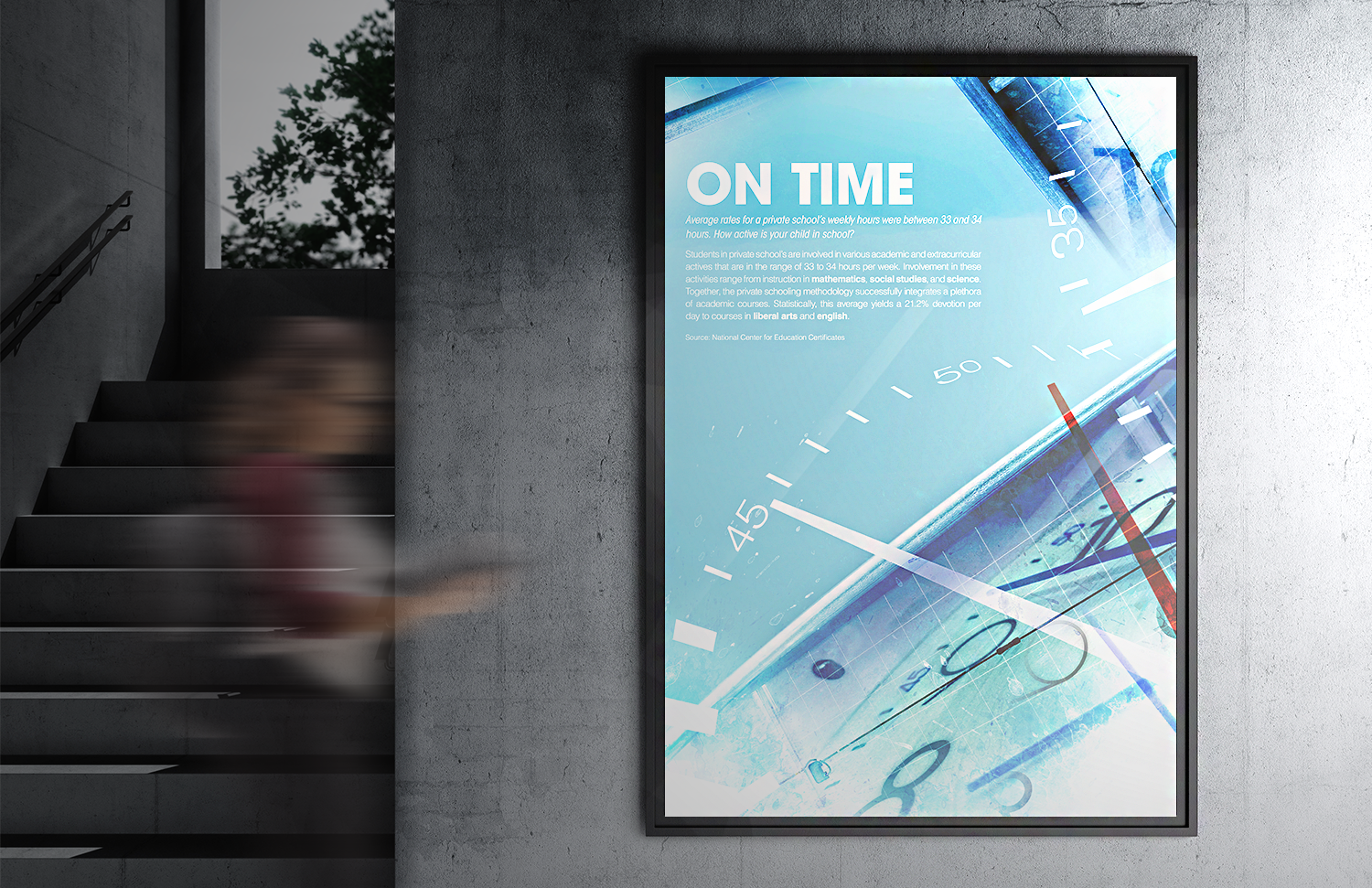 Poster Series of Public and Private Schools Mockup 2