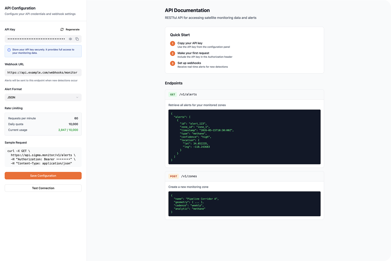 API Configuration