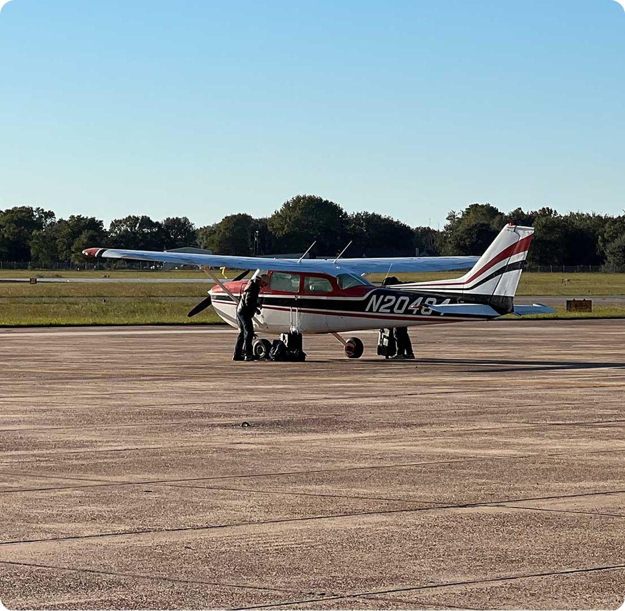 Aerial inspection plane