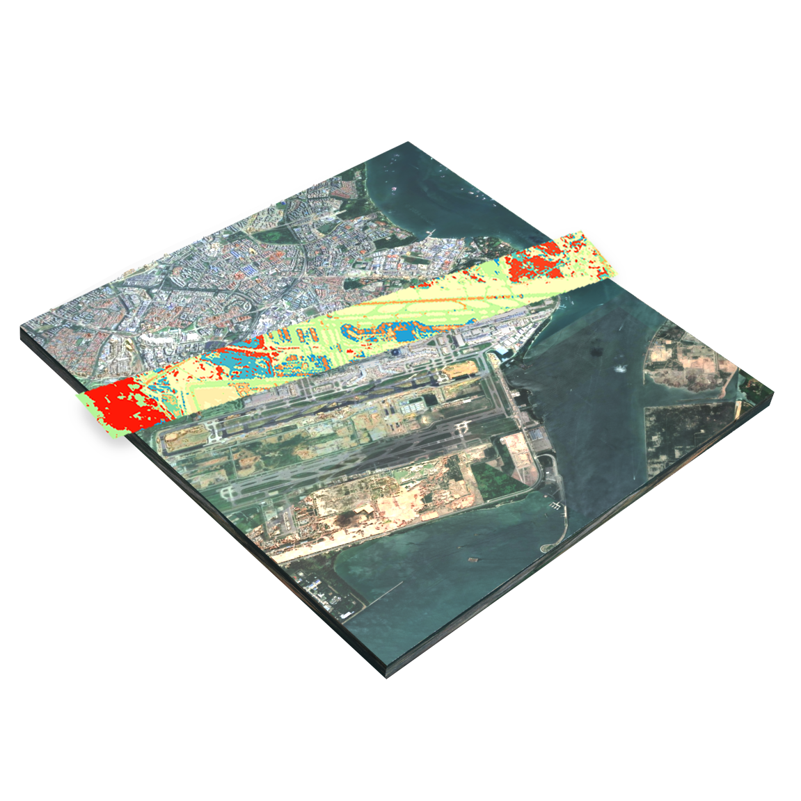 Singapore Airbase 3D hyperspectral map